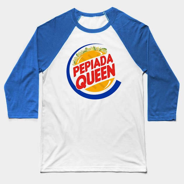 Pepiada Queen Arepa Logo - Venezuela Baseball T-Shirt by MIMOgoShopping